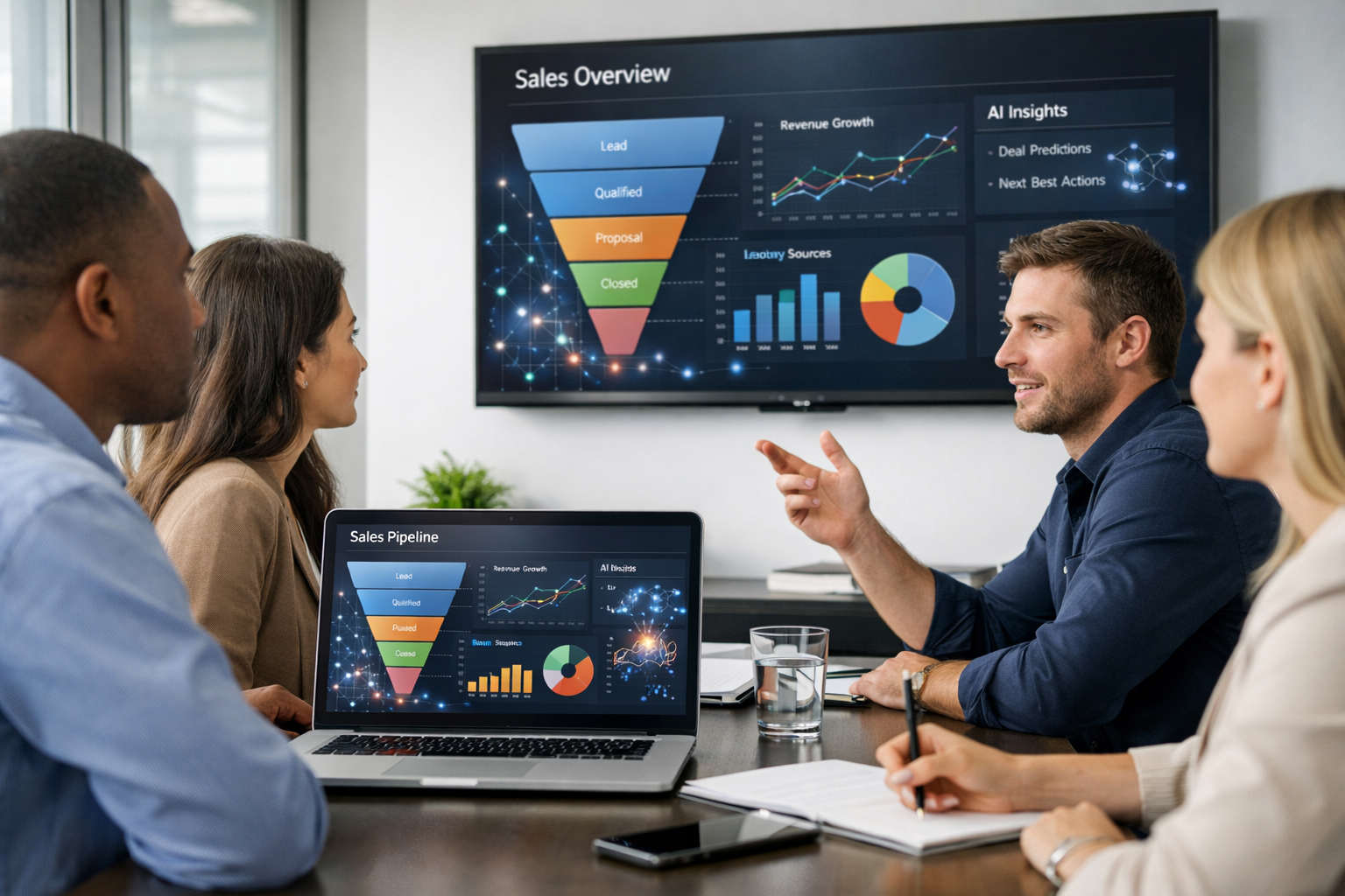 AI-powered CRM systems: ML helps sales close more deals