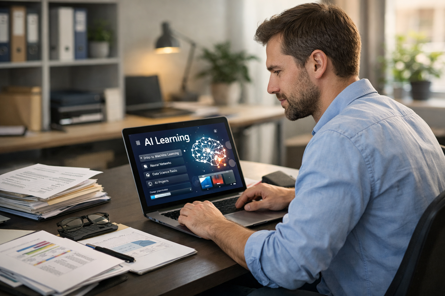 Can a Beginner Switch From Office Work to AI?