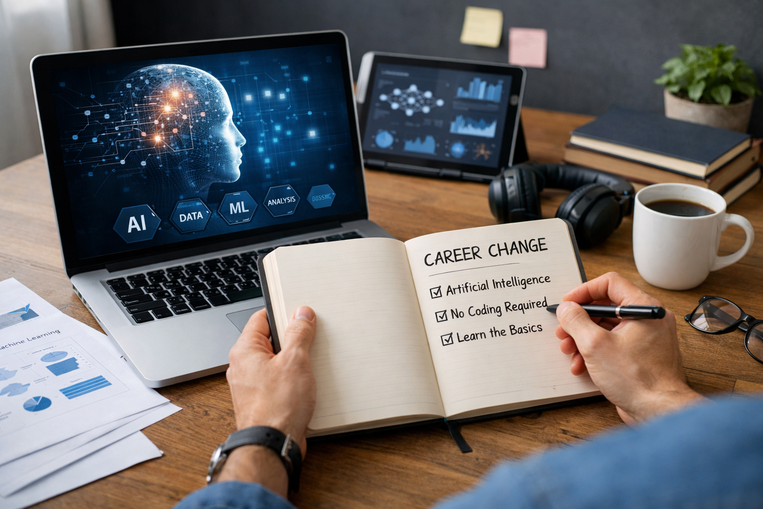 Career Change Into AI Without Coding: Start Here