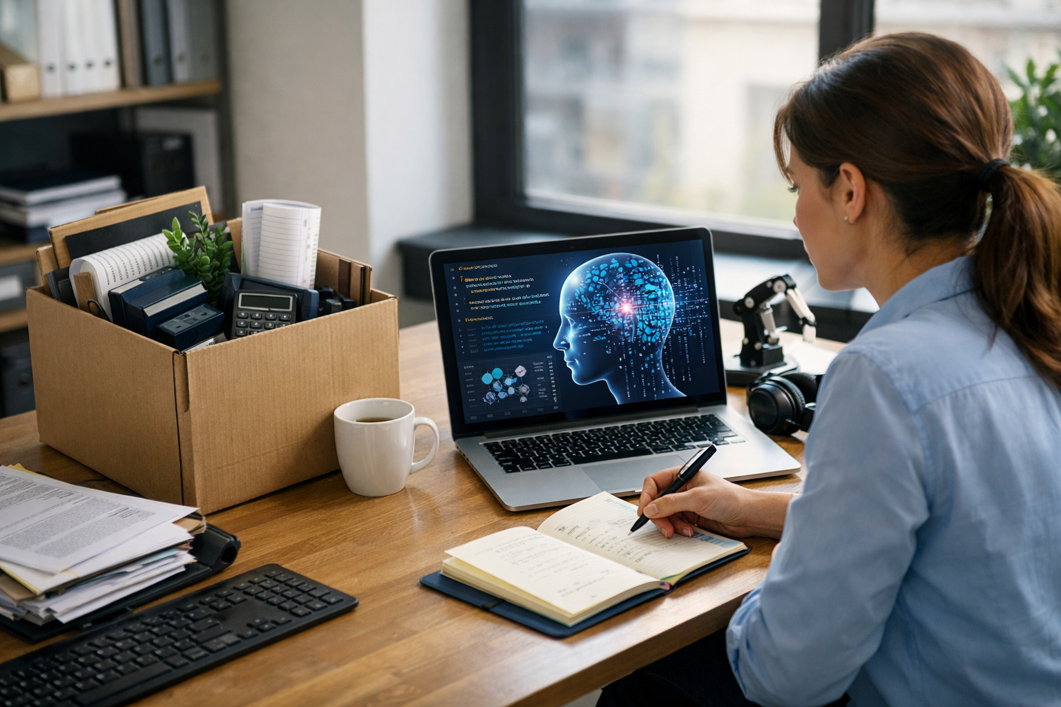 First Steps to Move Into AI From a Clerical Job