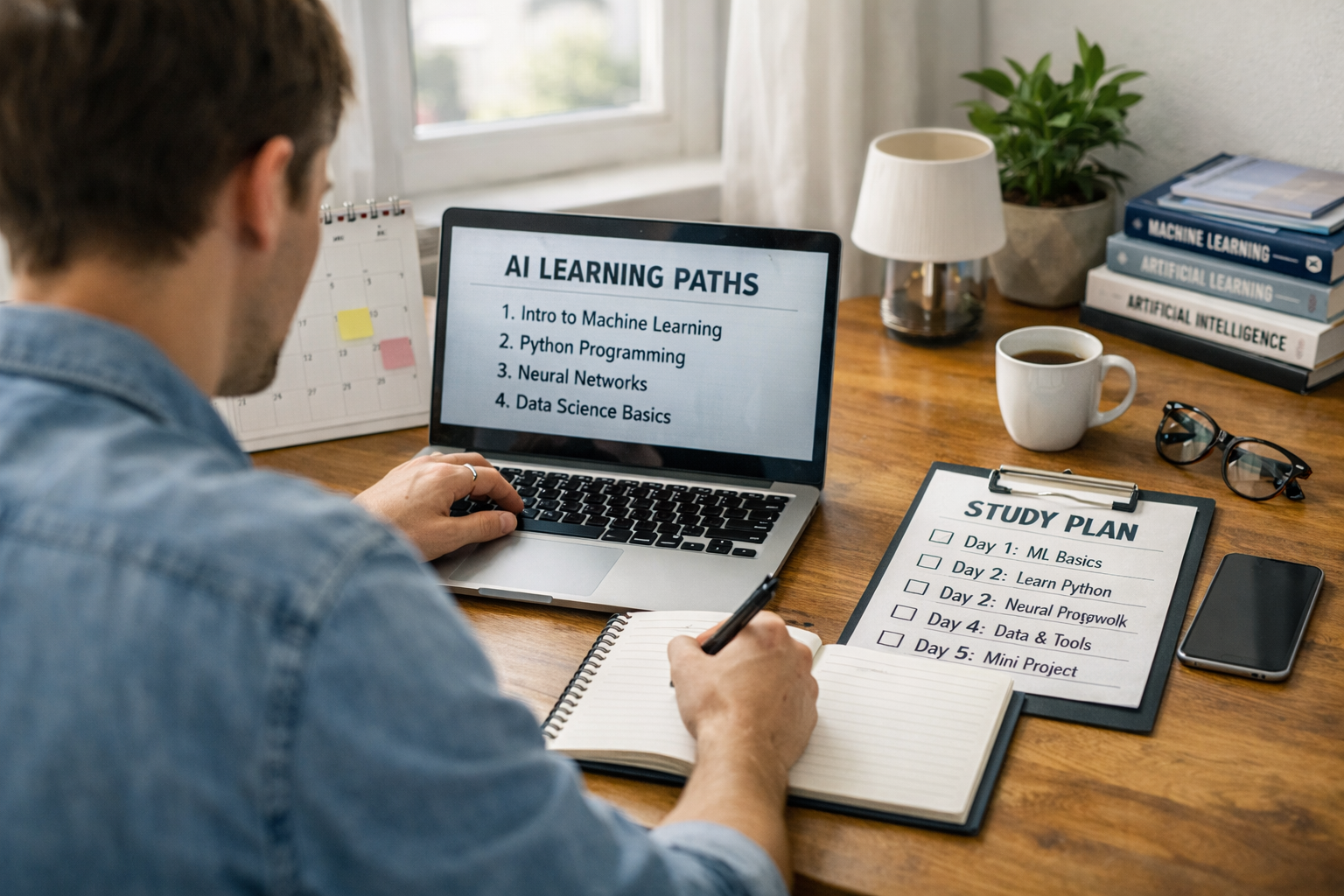 First Week Plan for Changing Careers Into AI