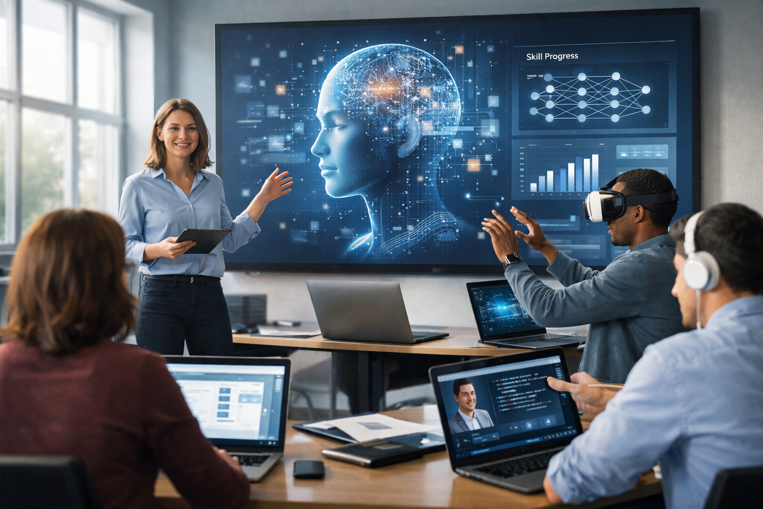 How AI Is Transforming Corporate Training & Upskilling