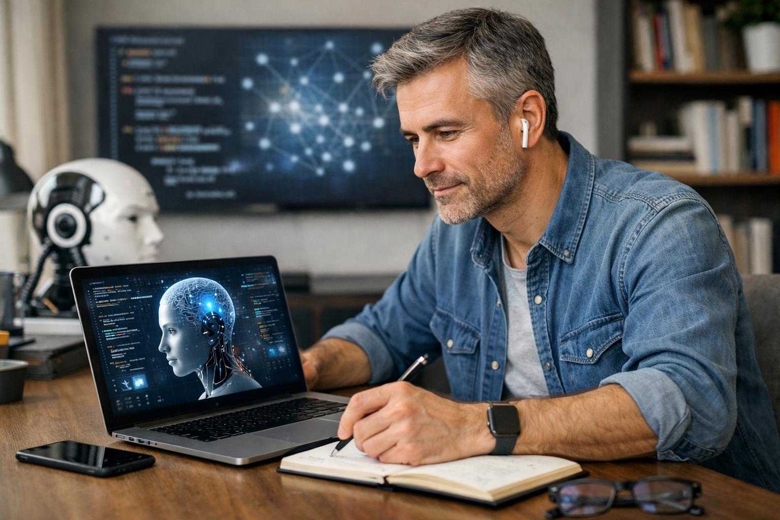 How to Change Careers Into AI After 40