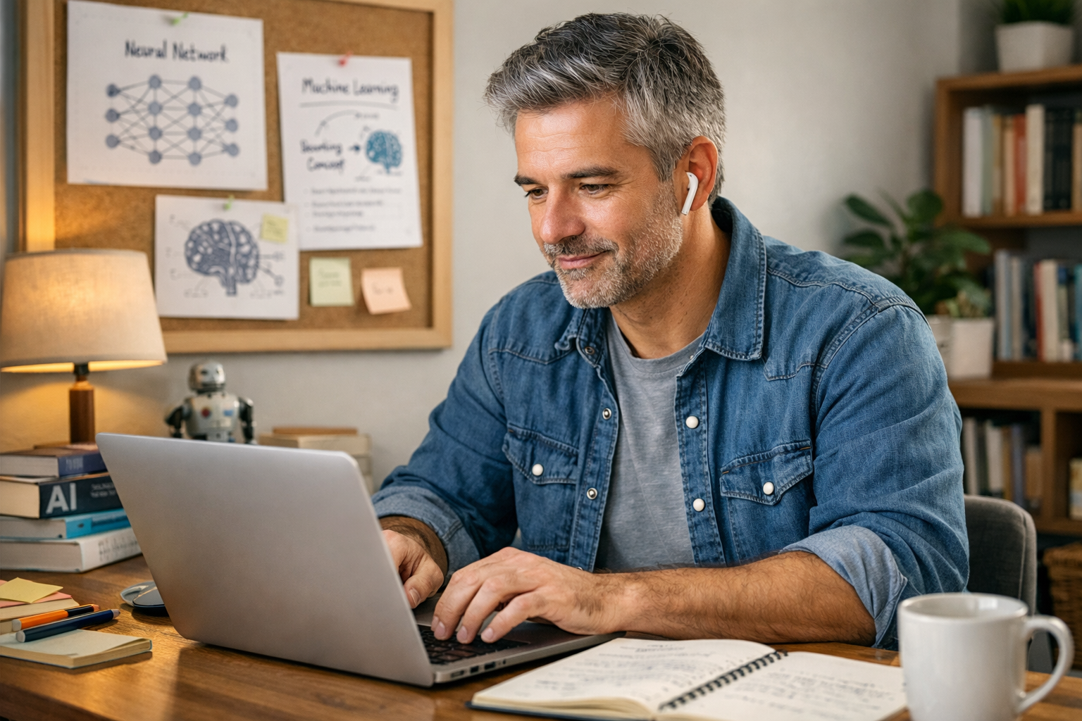 How to Change Careers Into AI With No Math Background