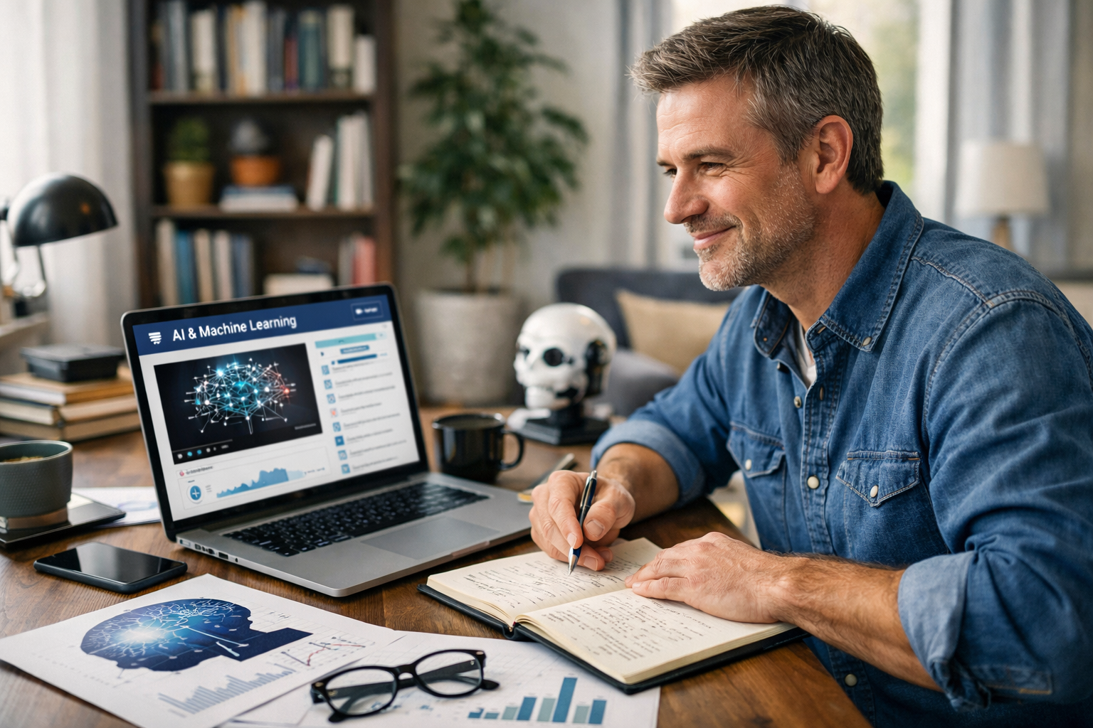 How to Change Careers Into AI With No Tech Background
