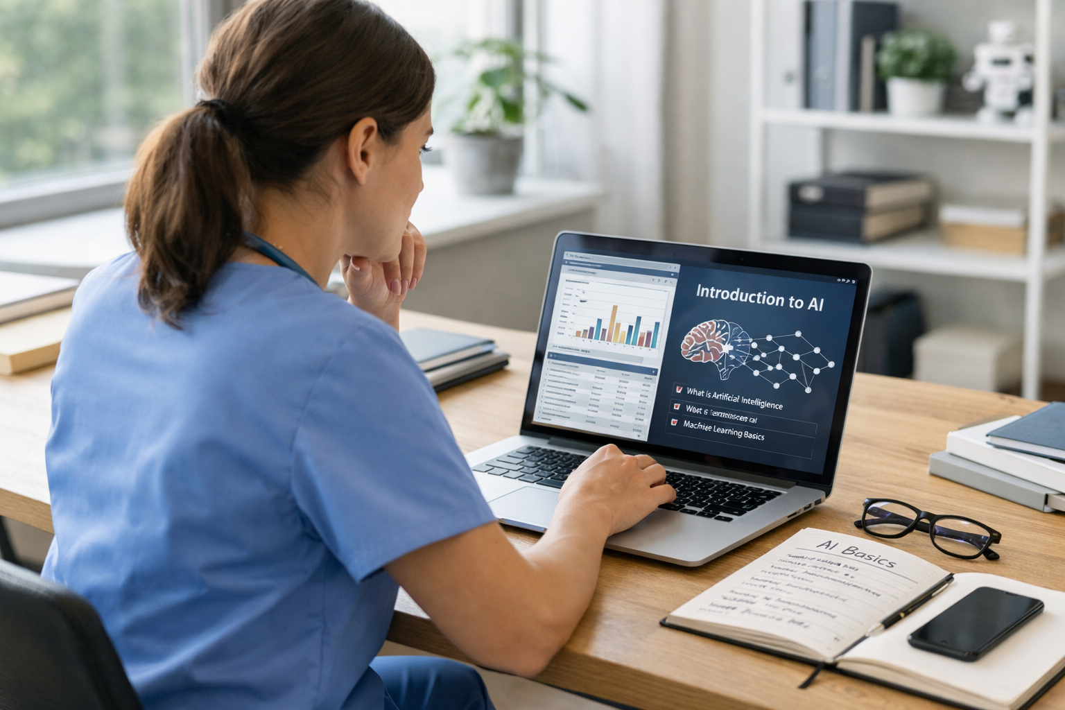 How to Change From Healthcare Work Into AI