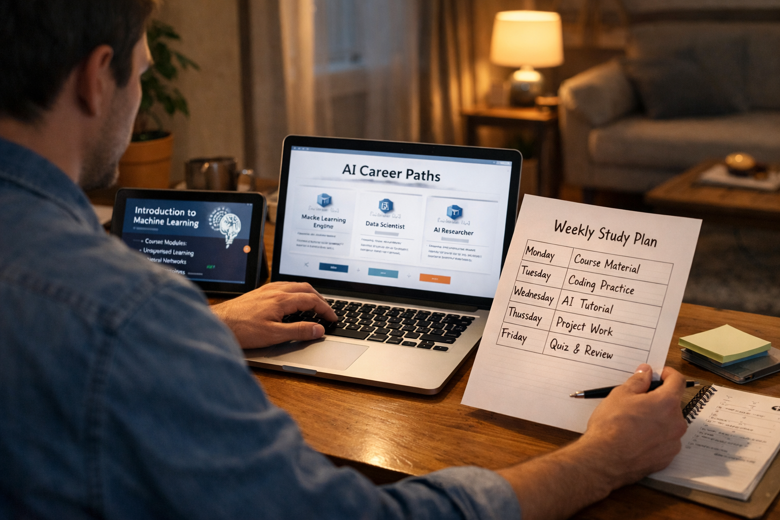 How to Explore AI Careers Before Quitting