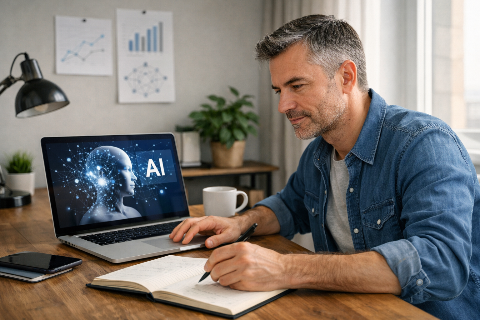 How to Get Into AI After 40 With No Experience