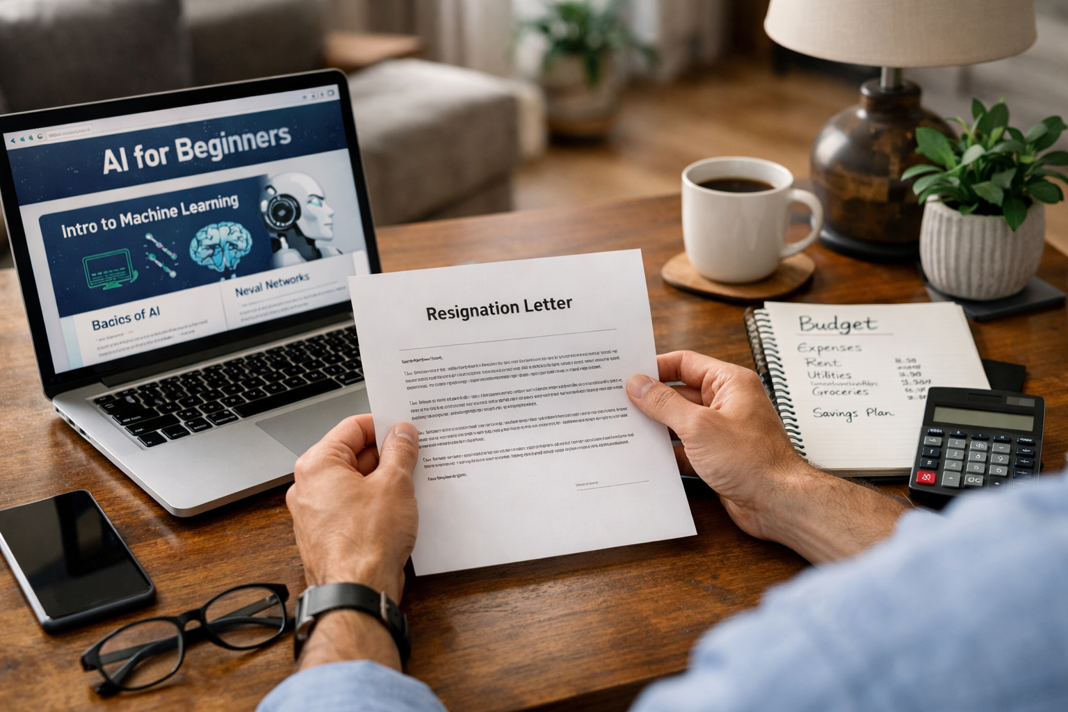 How to Leave Your Job and Start Learning AI Safely