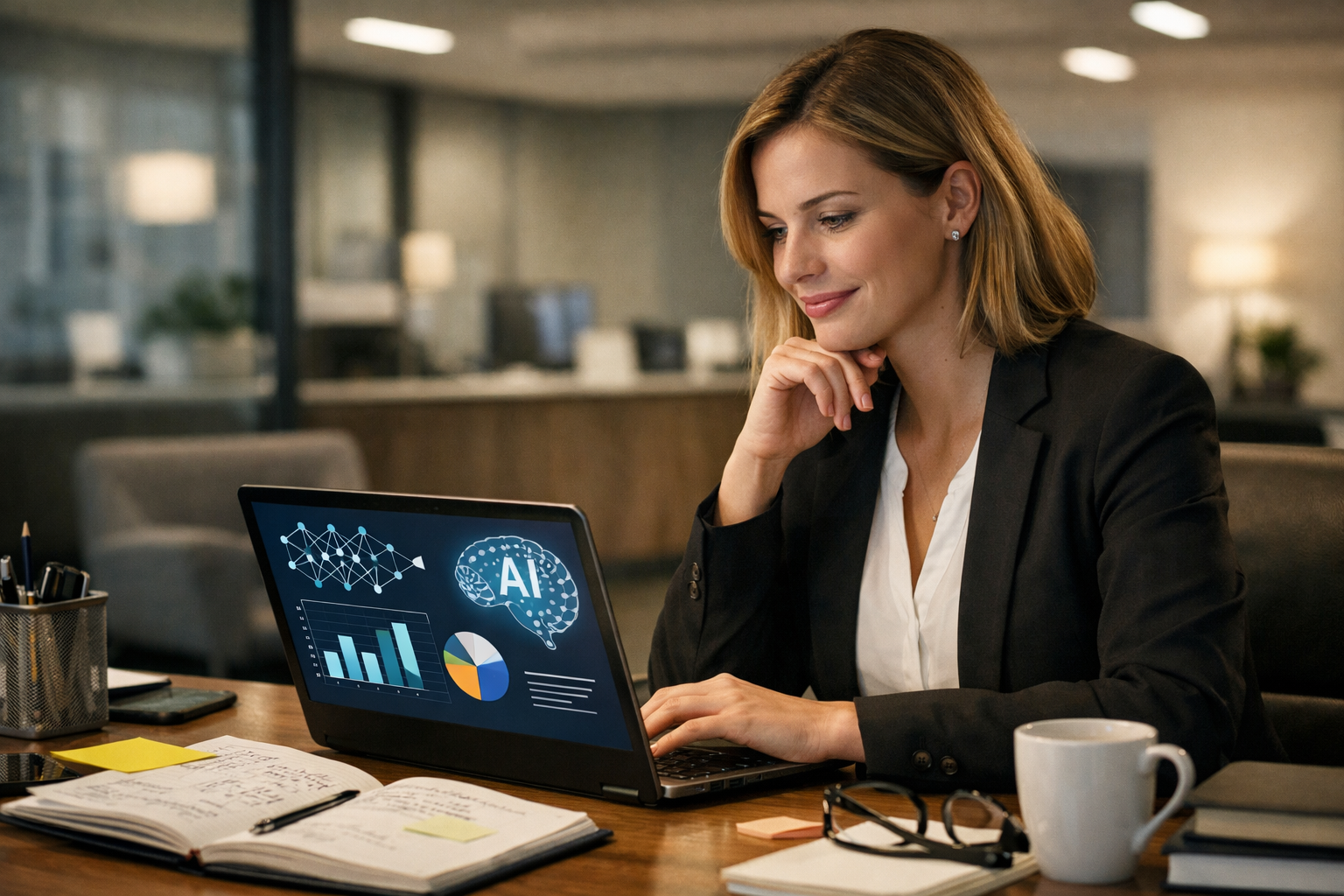 How to Move Into AI From a Receptionist Job