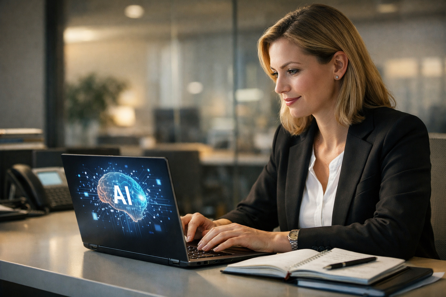 How to Move Into AI From a Receptionist Job