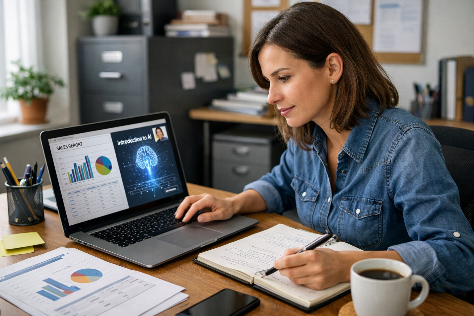 How to Move Into AI From a Small Business Job
