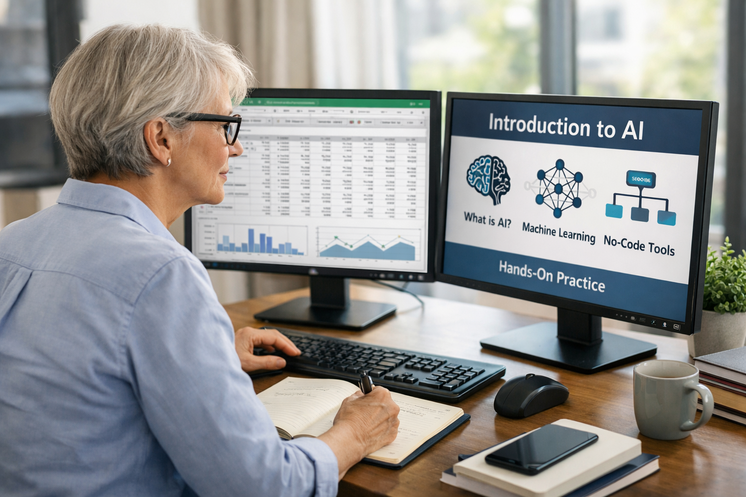 How to Move Into AI From Bookkeeping Without Coding