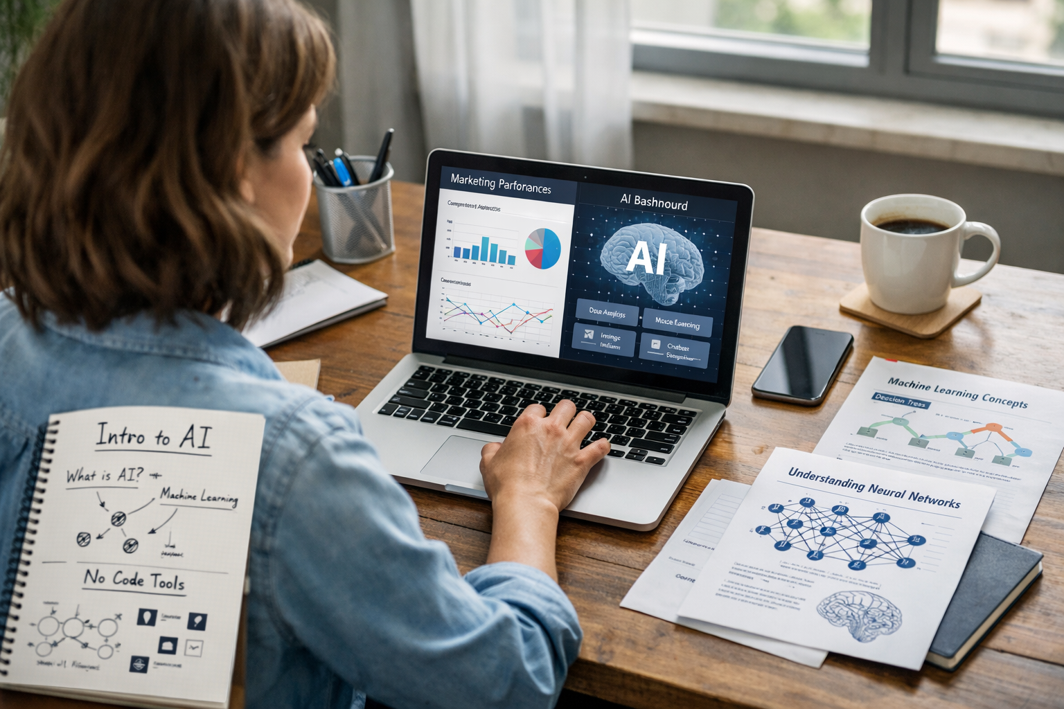 How to Switch From Marketing to AI With No Coding