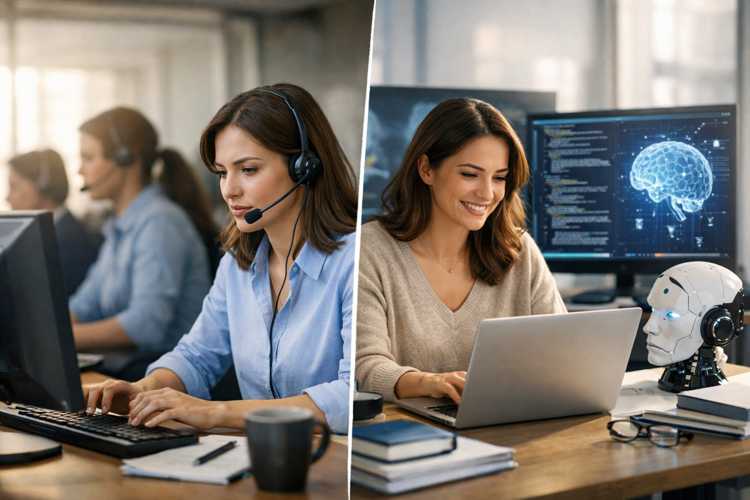 How to Switch Into AI From a Call Center Job