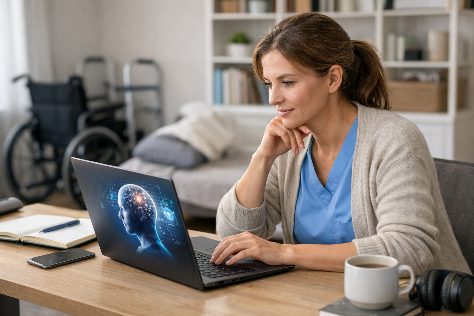 How to Switch Into AI From Caregiving Work