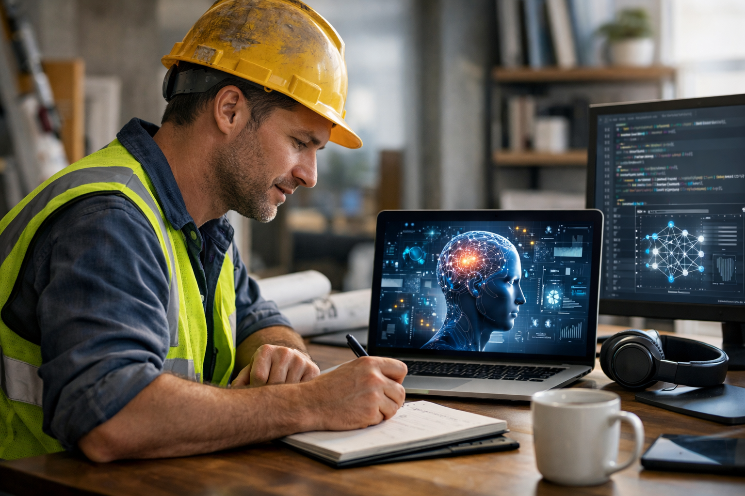 How to Switch Into AI From Construction Work