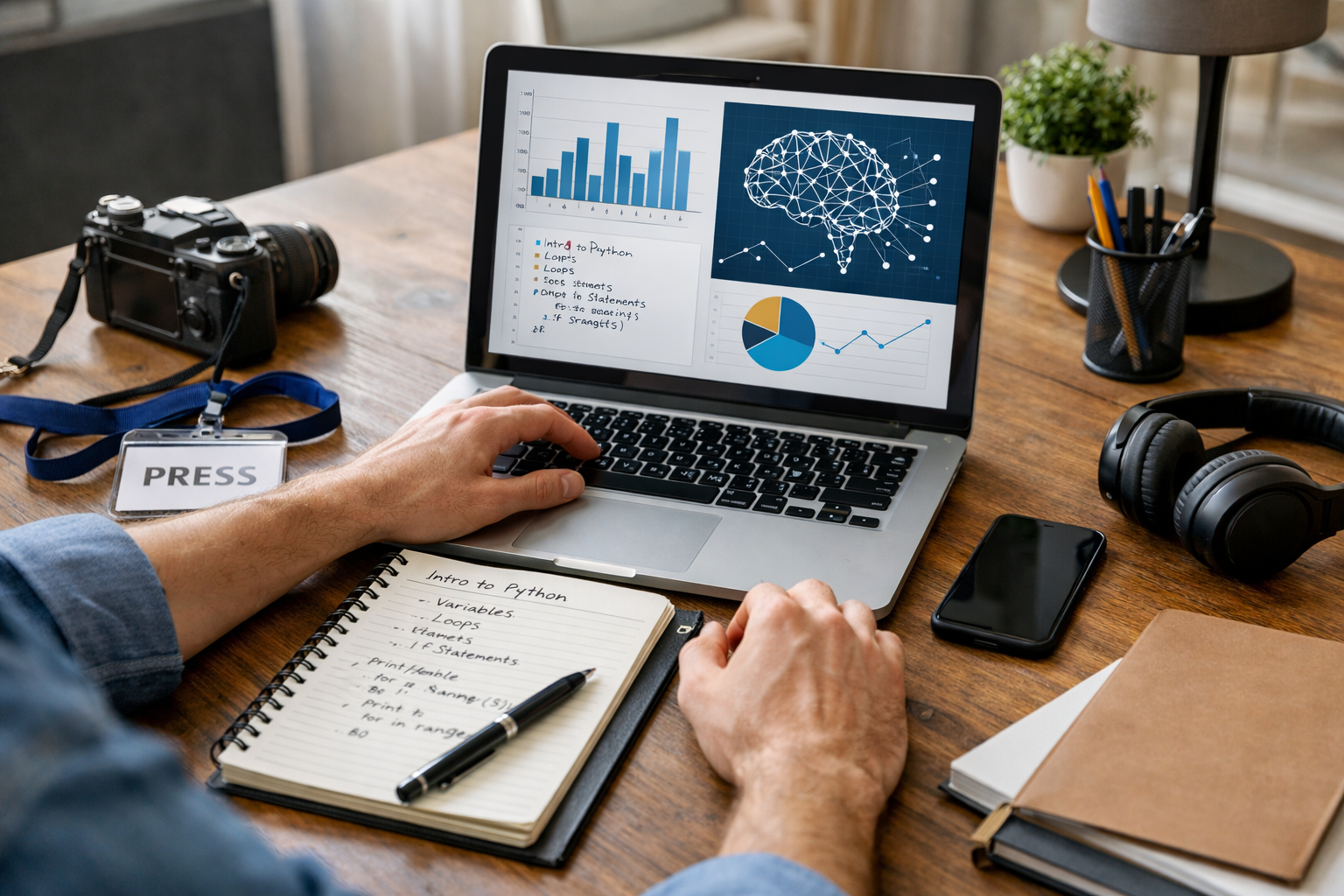How to Switch Into AI From Journalism With No Coding