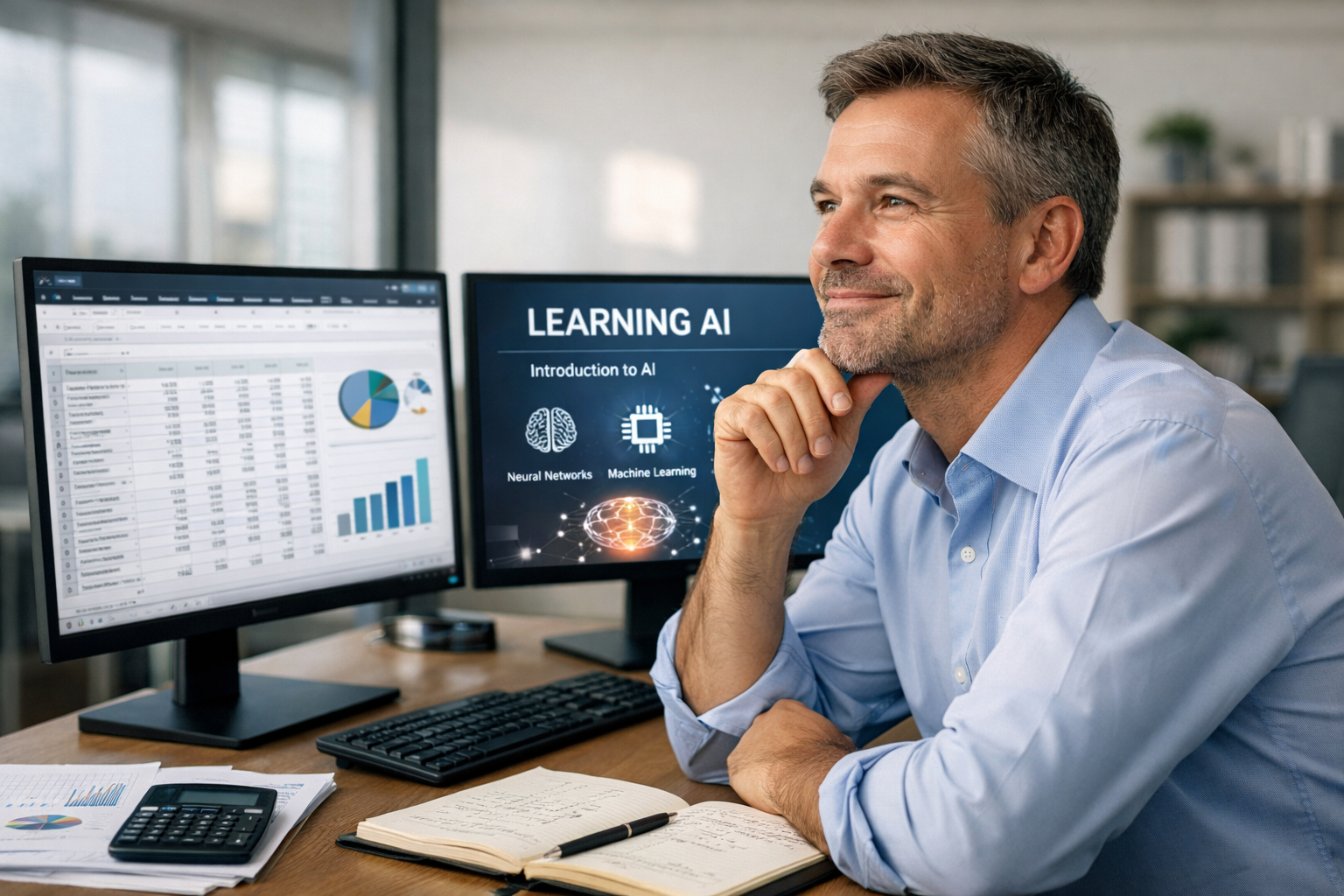 How to Move Into AI From Accounting With No Coding Skills