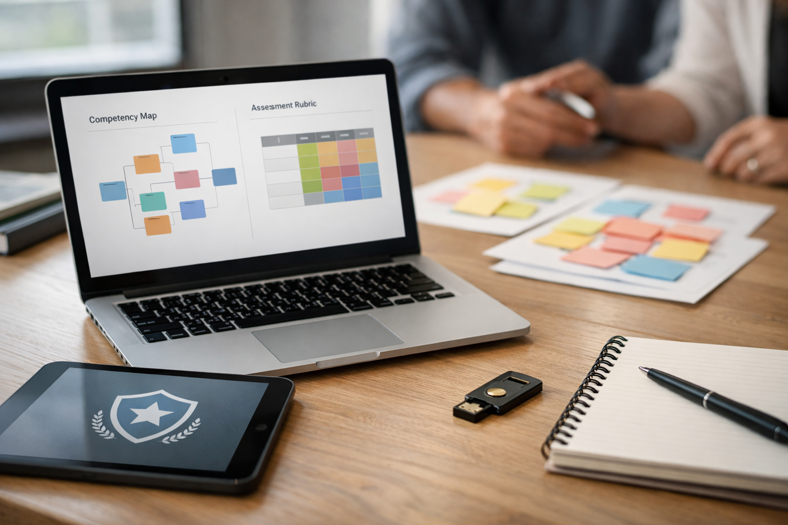 AI Credential Pathways: Competency Maps, Assessments & Verification
