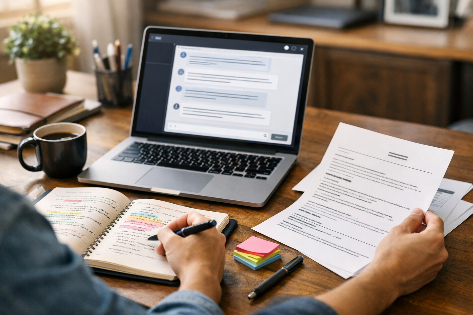 AI for Learning Support and Job Search Beginners