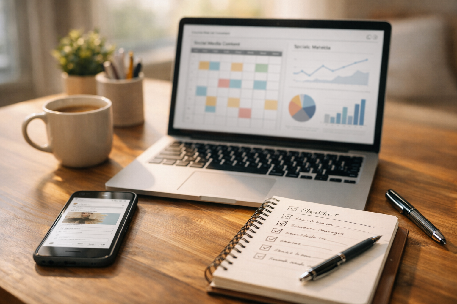 AI for Social Media Marketing Beginners: Plan & Measure Posts