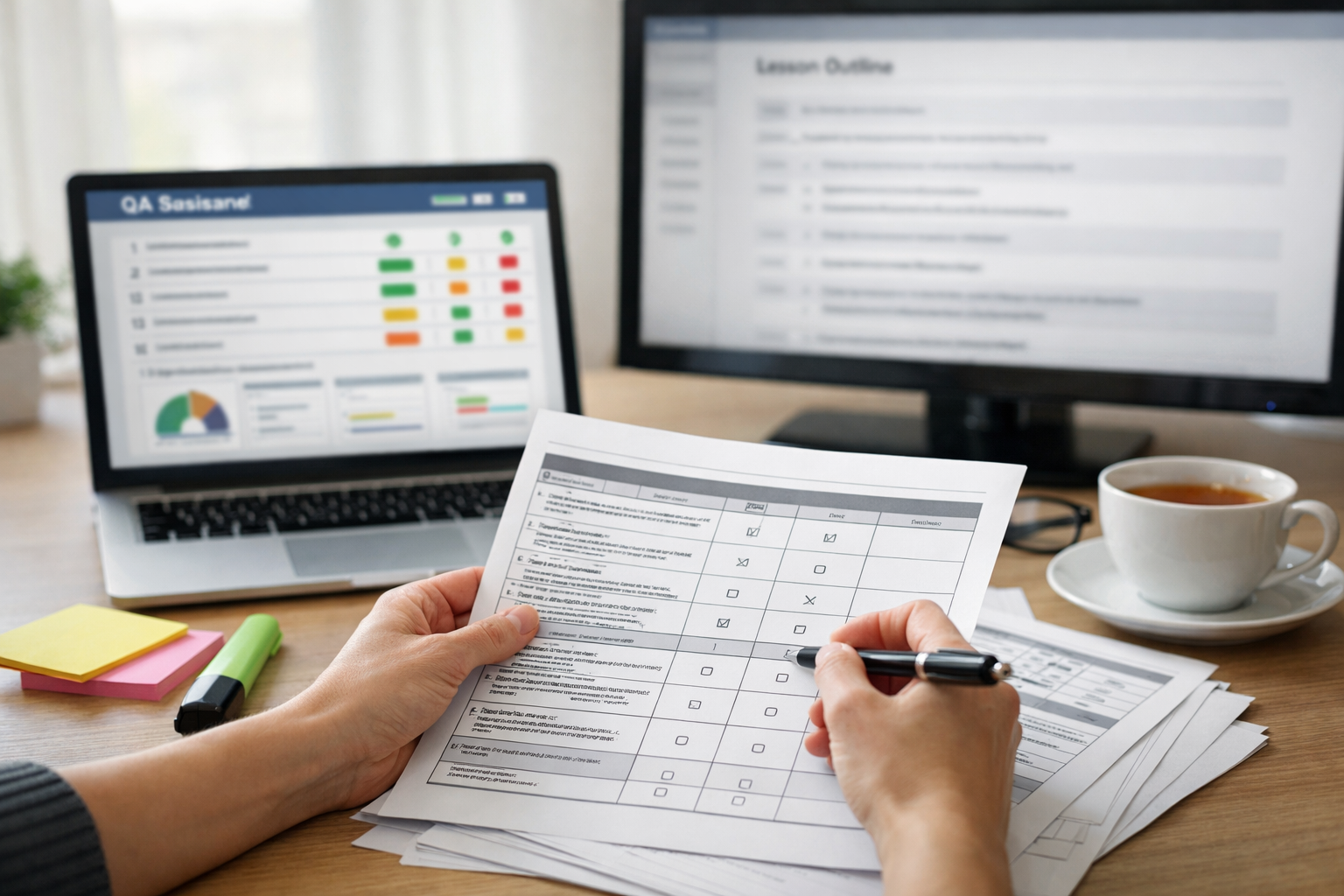 AI Instructional Content QA: Alignment, Readability & Bias Checks
