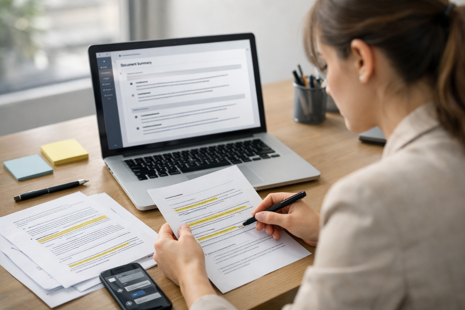 AI Summarization for Notes, Messages and Docs