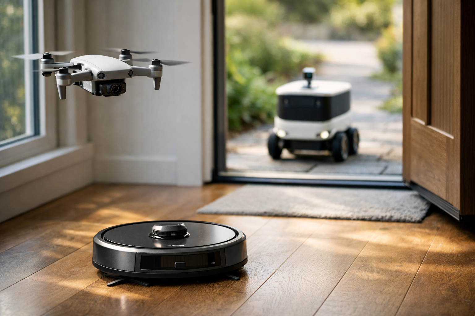 Everyday Robot AI: Drones, Vacuums & Delivery Bots