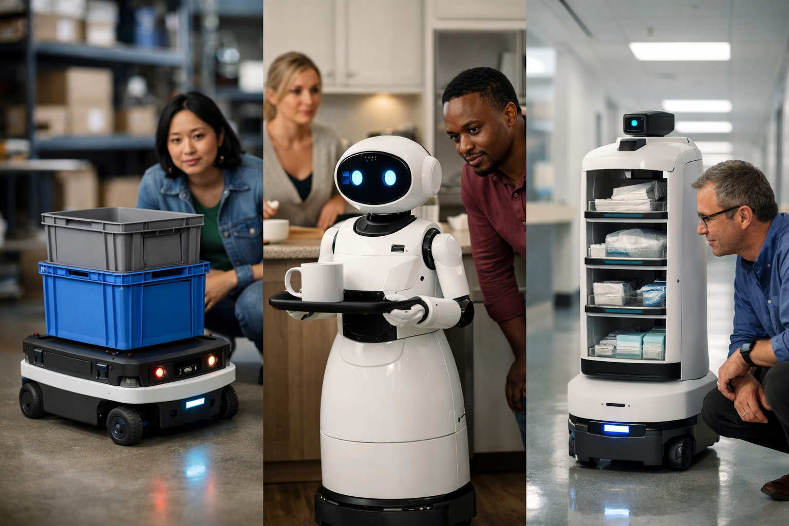 How AI Helps Robots in Warehouses Homes and Hospitals