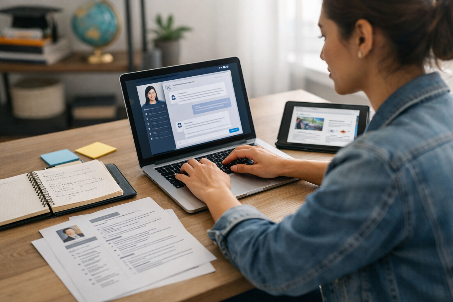 No-Code AI for Education Tasks and Job Search