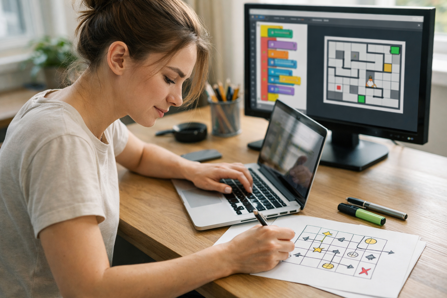 Reinforcement Learning by Building Small Win-or-Lose
