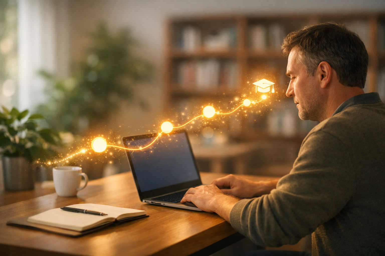 AI-powered personalized learning paths that adapt to your skill level